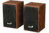 Genius USA Sp Hf160 4W Speakers Wood