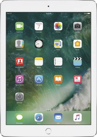 Apple - iPad Air 2 with Wi-Fi + Cellular - 64GB (AT&T) - Silver
