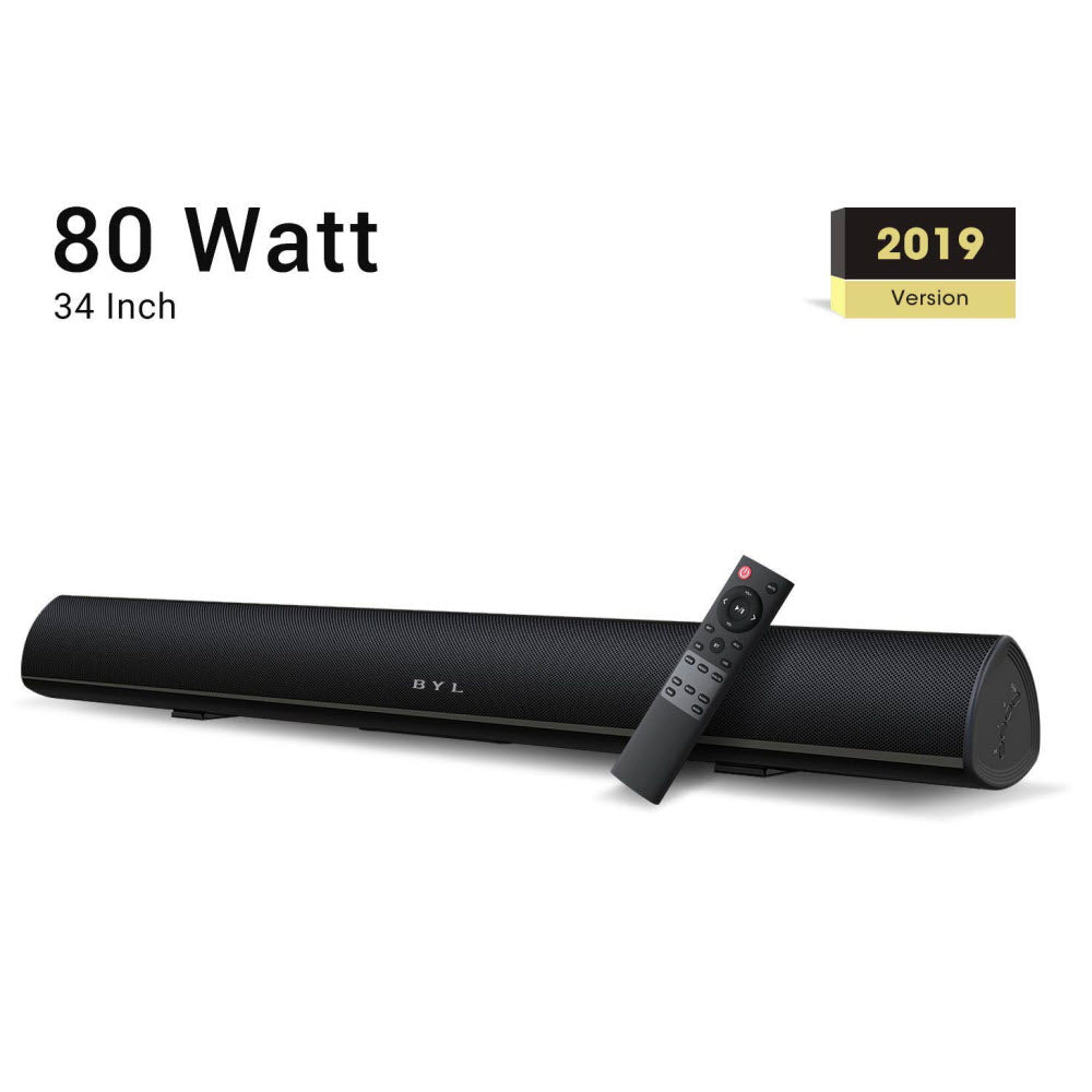 BYL 34Inch Sound bar with IR Learning Function Wired and Wireless Bluetooth