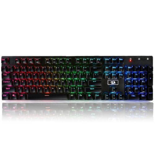 Redragon K556 RGB LED Backlit Wired Mechanical Gaming Keyboard,