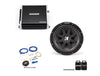 Kicker 43C104 10” Comp Subwoofer with 43DXA1252 DX-Series Amplifier and wire kit