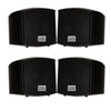 Acoustic Audio AA321B Mountable Indoor Speakers 800 Watts Black 2 Pair PacK