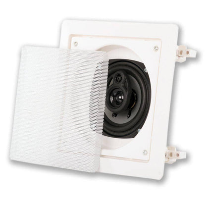 Acoustic Audio CS-i43s In Ceiling Square 3-Way Speaker (White)