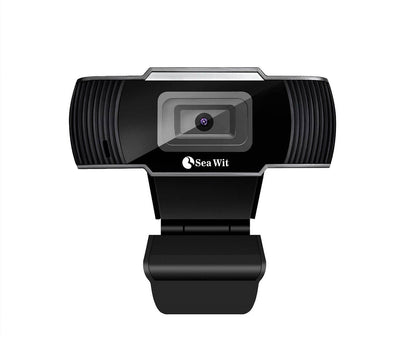 Sea Wit HD USB Webcam Mini Camera with Mic for Laptops and Desktop