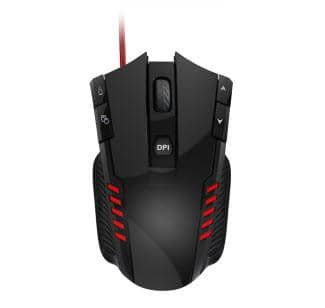 TeckNet Gaming Mouse High Precision Programmable Mouse - Black