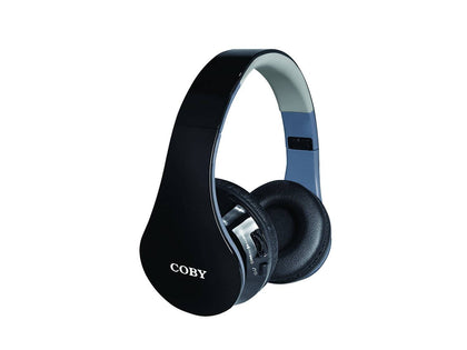 Coby CHBT-701-BLK Contour Bluetooth Stereo Headphones - Black