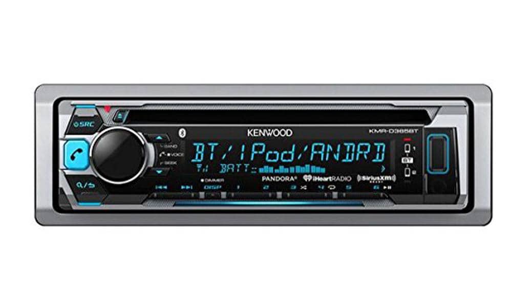 kenwood KMRD365BT Marine CD Single DIN In-Dash Bluetooth Car Stereo Receiver
