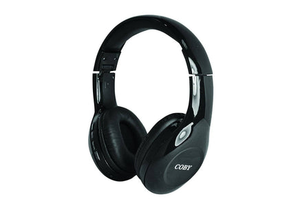 Coby CHBT-705-BLK Scope Wireless Stereo Bluetooth Headphones - Black