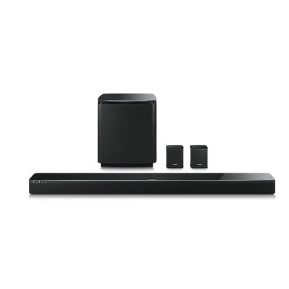 Bose 5.1 Home Theater Set (Black): Soundbar 700 + Bass 700 + Surround Speakers - White
