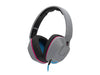 Skullcandy Crusher Headphones with Built-in Amplifier and Mic - Grey Cyan and Black