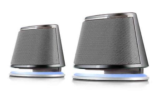 Satechi Dual Sonic Speaker 2.0 Channel Computer Speakers - Silver