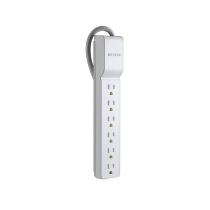 Belkin 6-Outlet Commercial Power Strip Surge Protector with 2.5-Foot Power Cord, 555 Joules (BE106000-2.5)