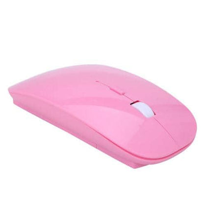 HDE Ultra-Thin Wireless Mouse 2.4GHZ -  Pink