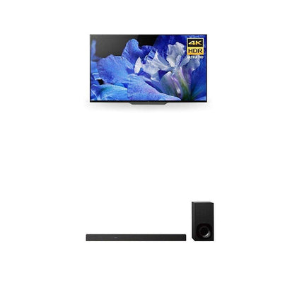 Sony XBR65A8F 65-Inch 4K Ultra HD Smart BRAVIA OLED TV and Z9F 3.1ch Soundbar with Dolby Atmos and Wireless Subwoofer