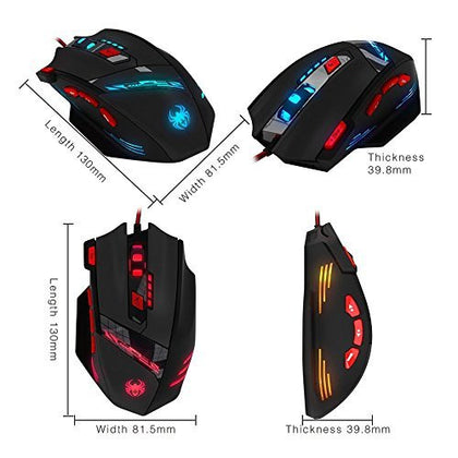 Zelotes T90 8000 DPI High Precision USB Wired Gaming
