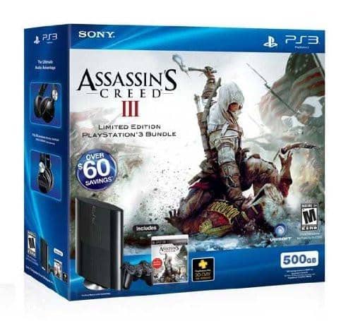 PlayStation 3 - Assassin's Creed III Bundle - 500 GB