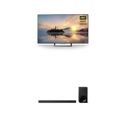 Sony KD55X720E 55-Inch 4k Ultra HD Smart LED TV and X9000F 2.1ch Soundbar with Dolby Atmos and Wireless Subwoofer