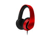 Coby CVH-815-BLK Equinox Stereo Headphones - Red