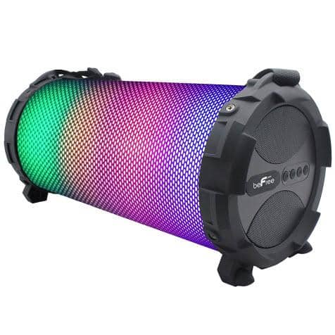 beFree Bluetooth Speaker With RGB LED Lighting & Built-in Rechargable Battery