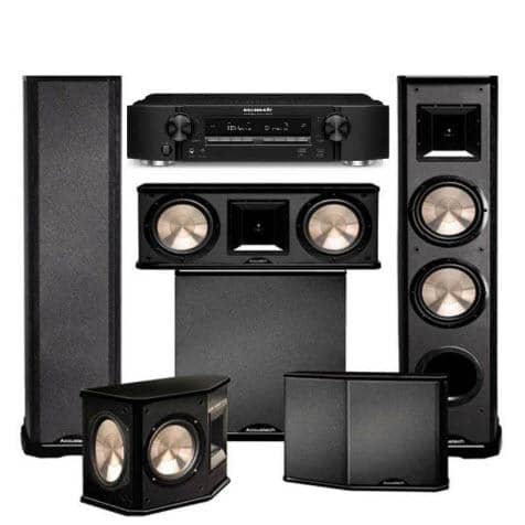 Marantz NR1608 with BIC Acoustech PL-89II Theater System and PL-200 is a New Home Theater System