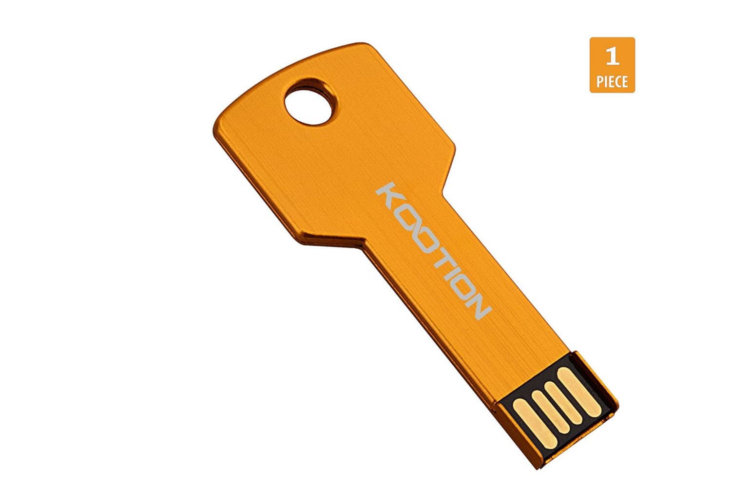 KOOTION 16GB Metal Key Design USB Flash Drive - Yellow