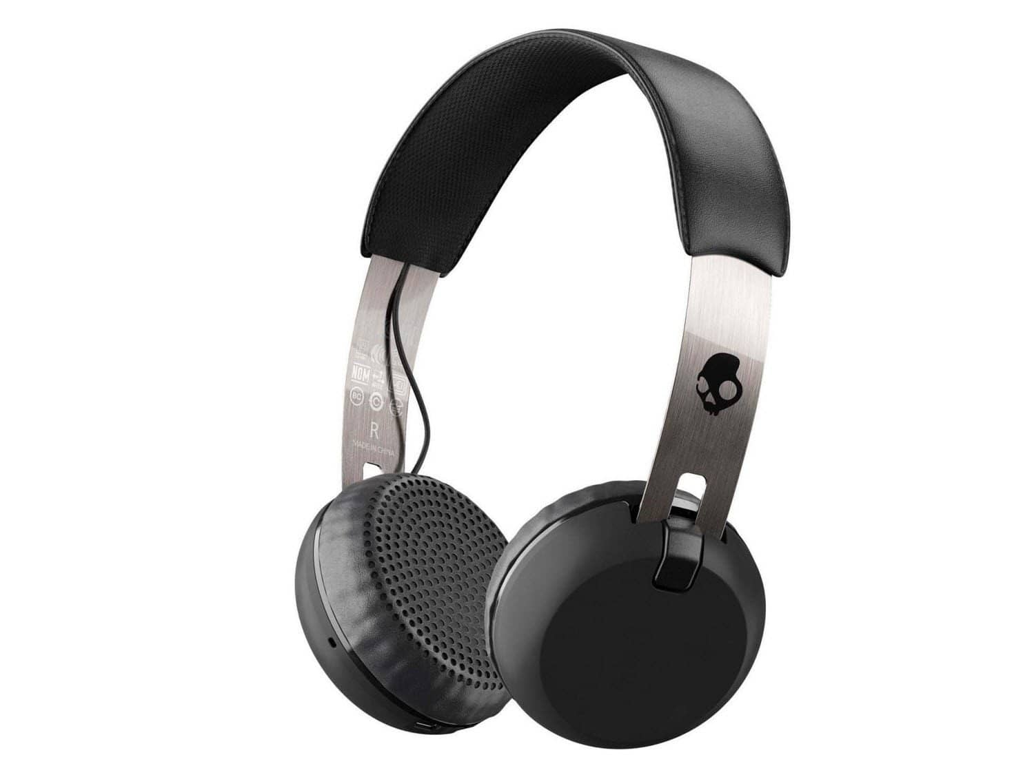 Skullcandy Grind Bluetooth Wireless On-Ear Headphones - Black/Chrome