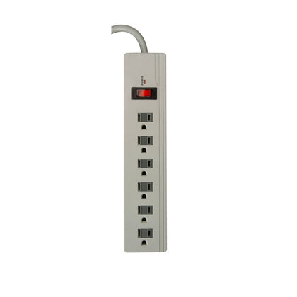 Woods 041451 6-Outlet Surge Protector with 2.5-Foot Cord, 450 Joules of Protection