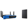 Linksys WRT AC1900 Dual-Band Smart Wi-Fi Wireless Router and Seagate Expansion 1TB Portable External Hard Drive