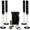 Acoustic Audio AAT1000 Tower 5.1 Home Speaker System with Bluetooth and Optical Input