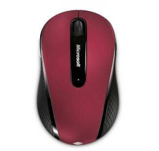 Microsoft Wireless Mobile Mouse 4000 - Ruby Pink