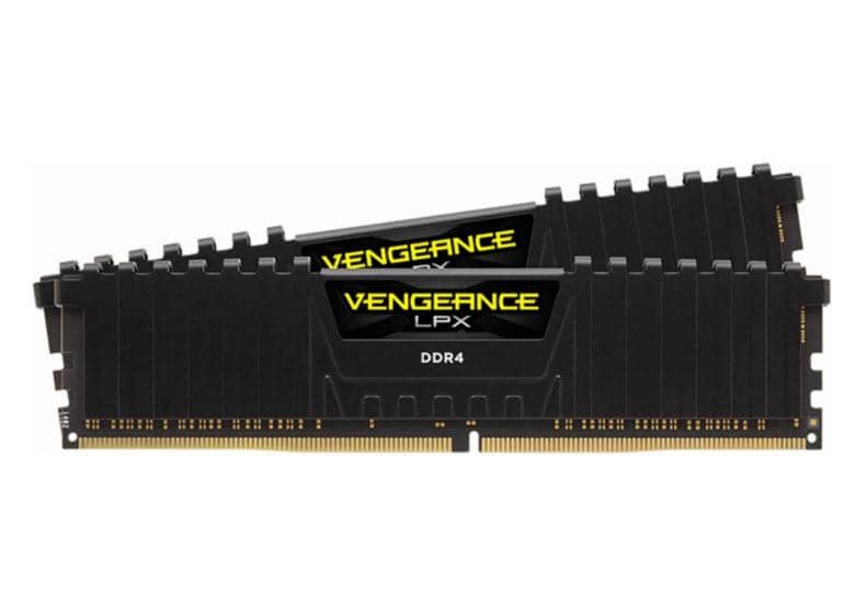 CORSAIR - Vengeance LPX 16GB (2PK 8GB) 2.133GHz PC4-17000 DDR4 DIMM Unbuffered Non-ECC Desktop Memory Kit - Black
