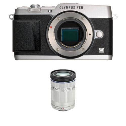 Olympus E-P5 + 40-150mm F4.0-5.6 R Zoom Lens (Silver)