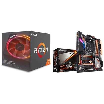 AMD Ryzen 7 2700X Processor with Wraith Prism LED Cooler with AORUS Gaming 7 WIFI