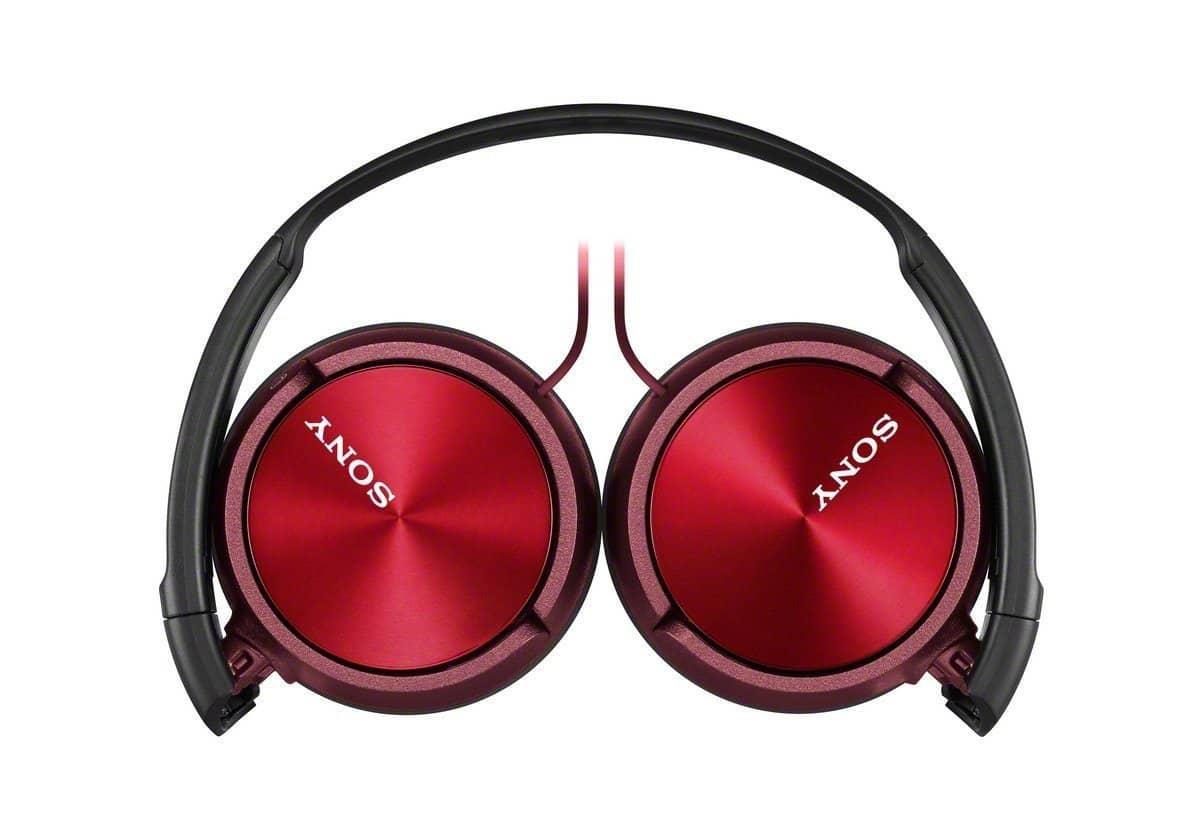 Sony ZX Series MDR-ZX310AP Headband Stereo Headset - Red