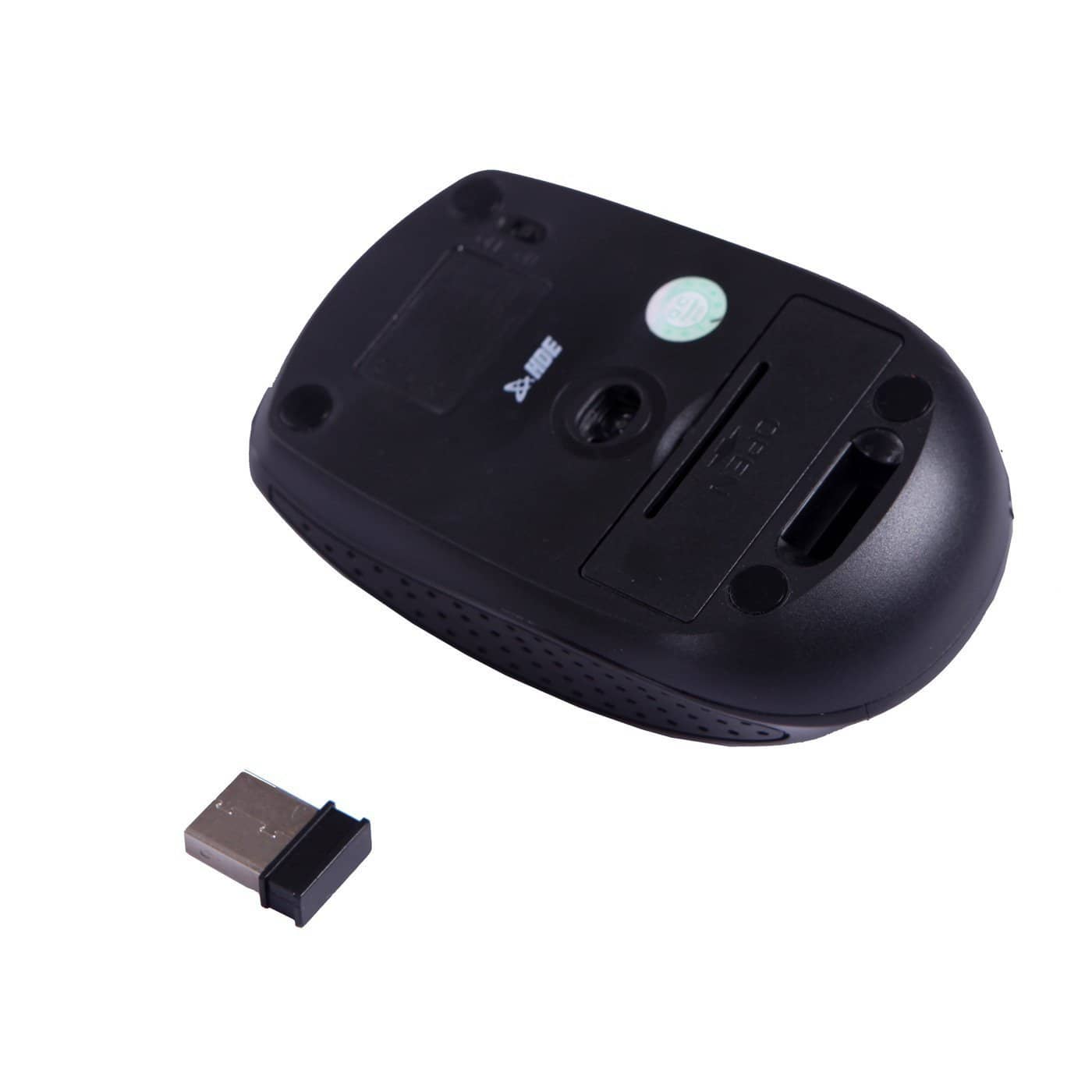 HDE Wireless Optical Computer Mouse 2.4 GHz - Black