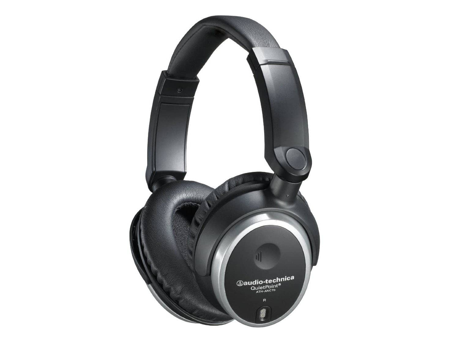 Audio-Technica ATH-ANC7B QuietPoint Active Noise-Cancelling Closed-Back Headphones - Wired