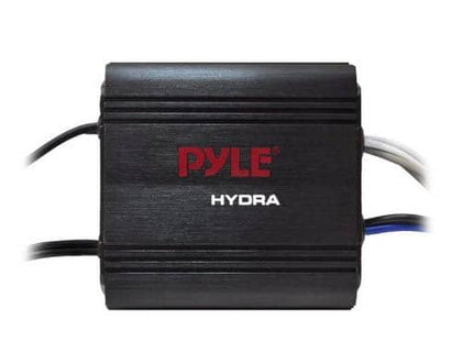 Pyle PLMRMP1B 2 Channel 400 Watt Waterproof Micro Marine Amplifier