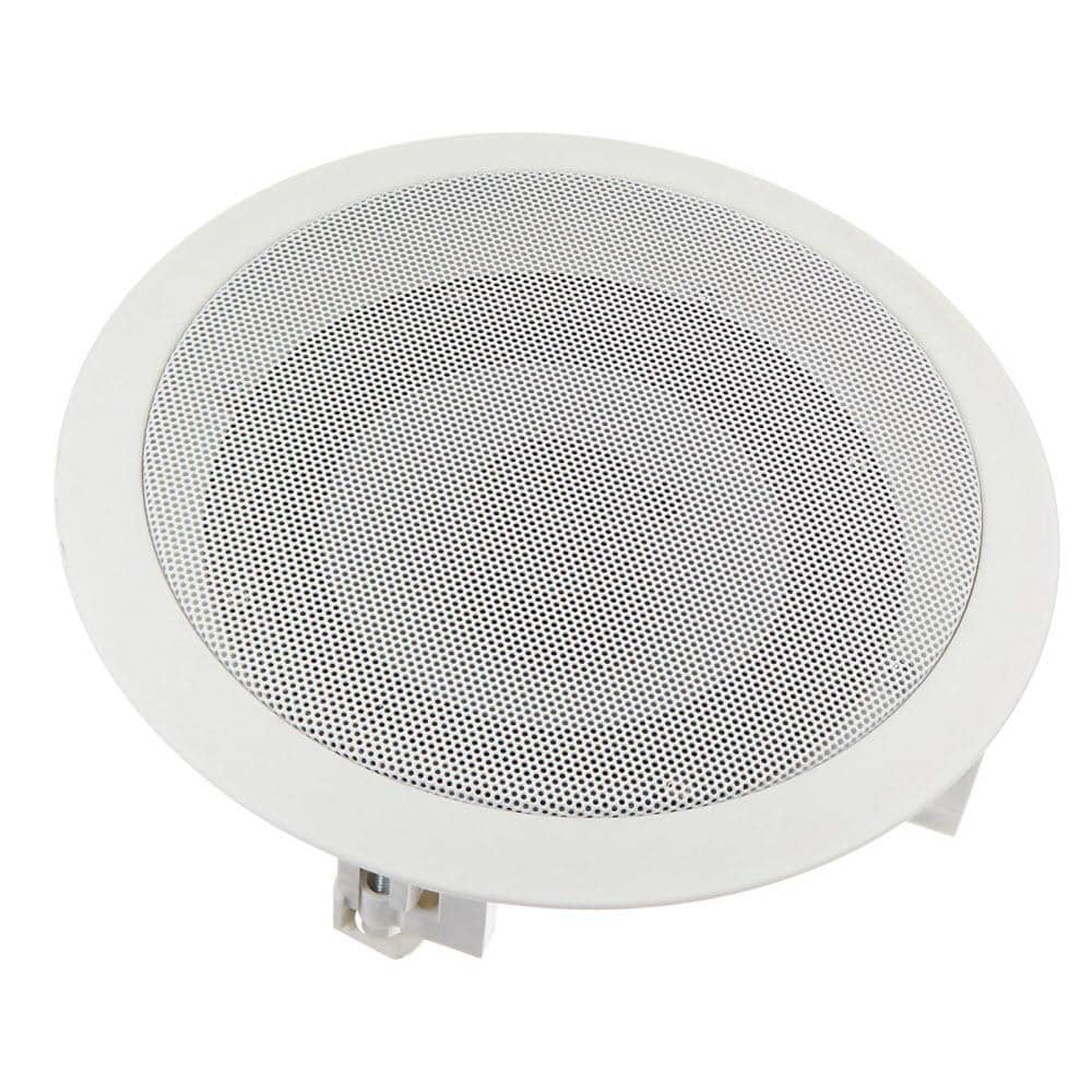 Acoustic Audio CS-ic62 6.5-Inch Round 2 Way Speaker (White)