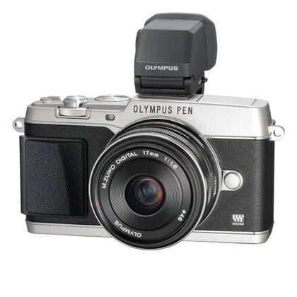 Olympus E-P5 16.1 MP Mirrorless Digital Camera with 3-Inch LCD and 17mm f/1.8 lens (Silver with Black Trim)