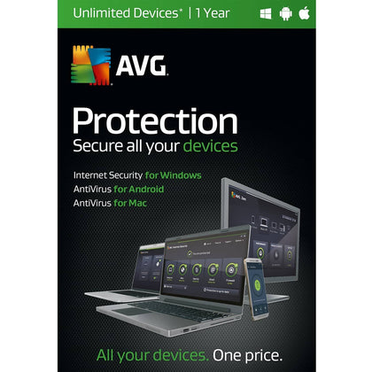 AVG Protection | Unlimited Devices | 1 Year