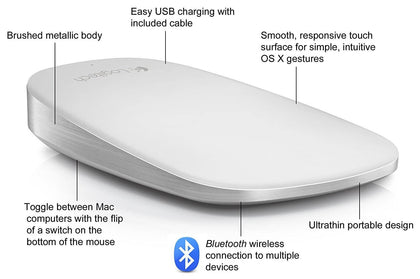 Logitech Ultrathin Touch Mouse T630 - Mac