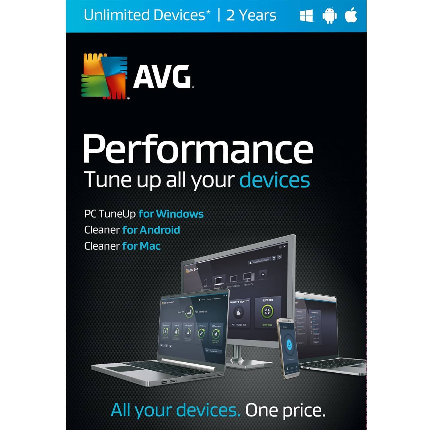 AVG Performance | Unlimited Devices| 2 Years