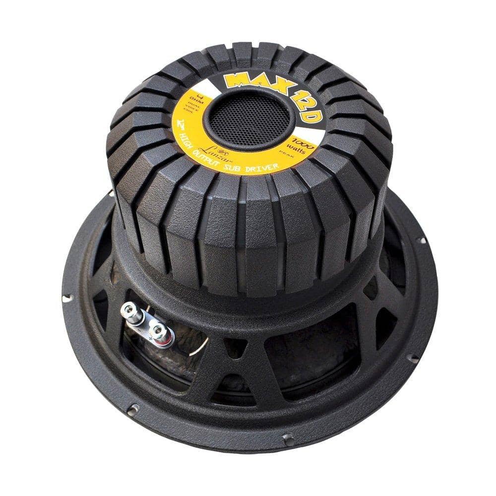 Lanzar MAX12D 12-Inch Dual Voice Coil Subwoofer for Small Enclosures