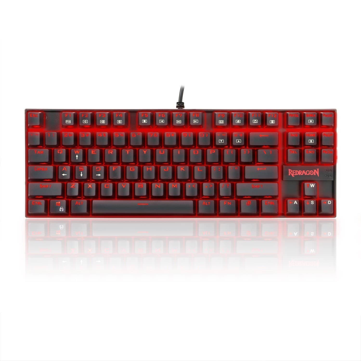 Redragon K552 KUMARA LED Backlit Mechanical Gaming Keyboard - Black/Red