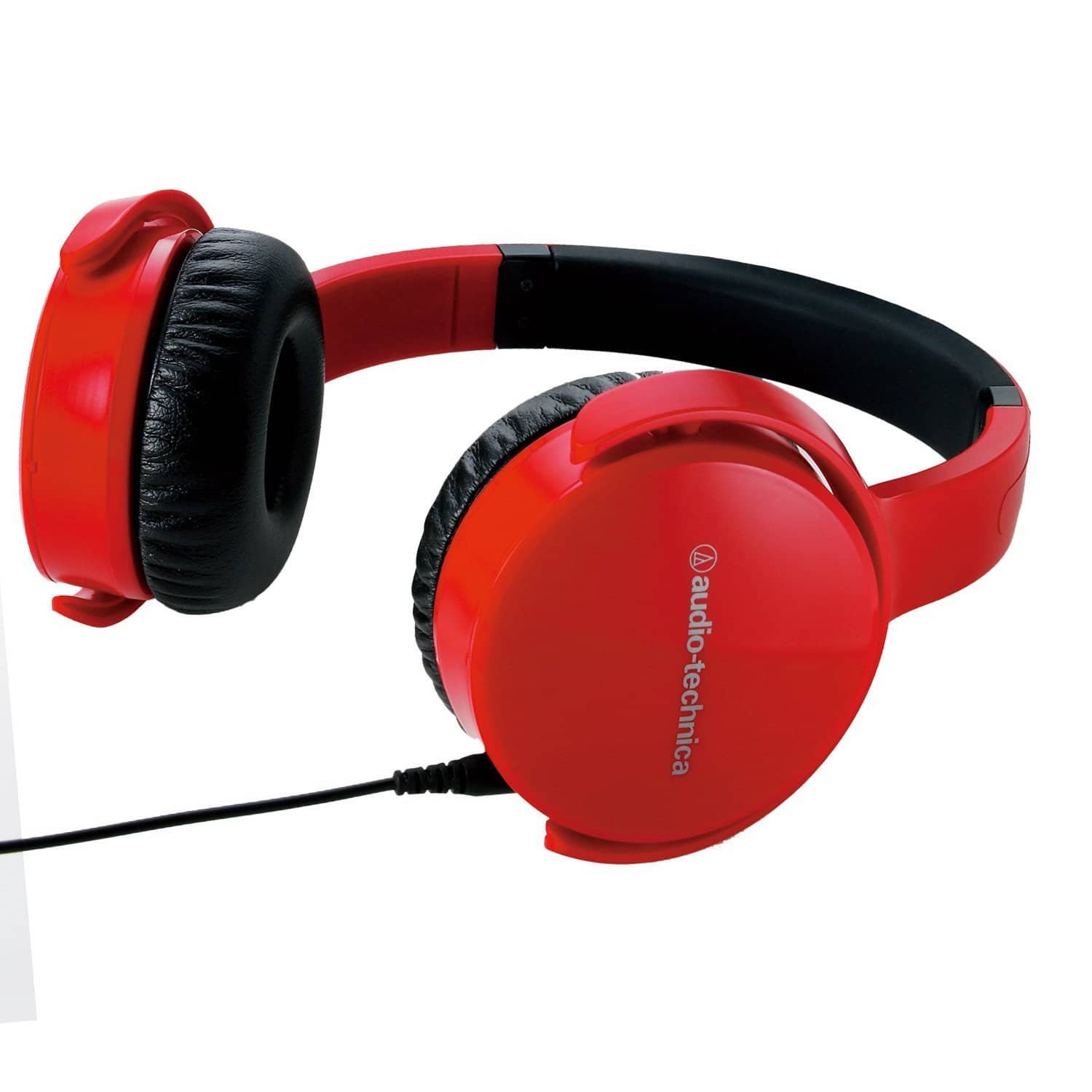 Audio Technica Sonic Fuel ATHOX5BK On-Ear Headphones - Red