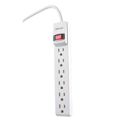 Woods 41346 Surge Protector with Overload Safety Feature 2-Pack