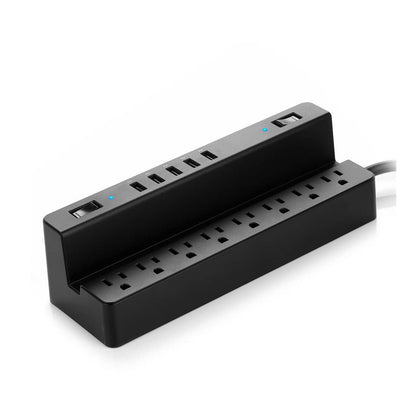 Power Strip BESTEK 8-Outlet Surge Protector 1700 Joules with 5-Port 40W