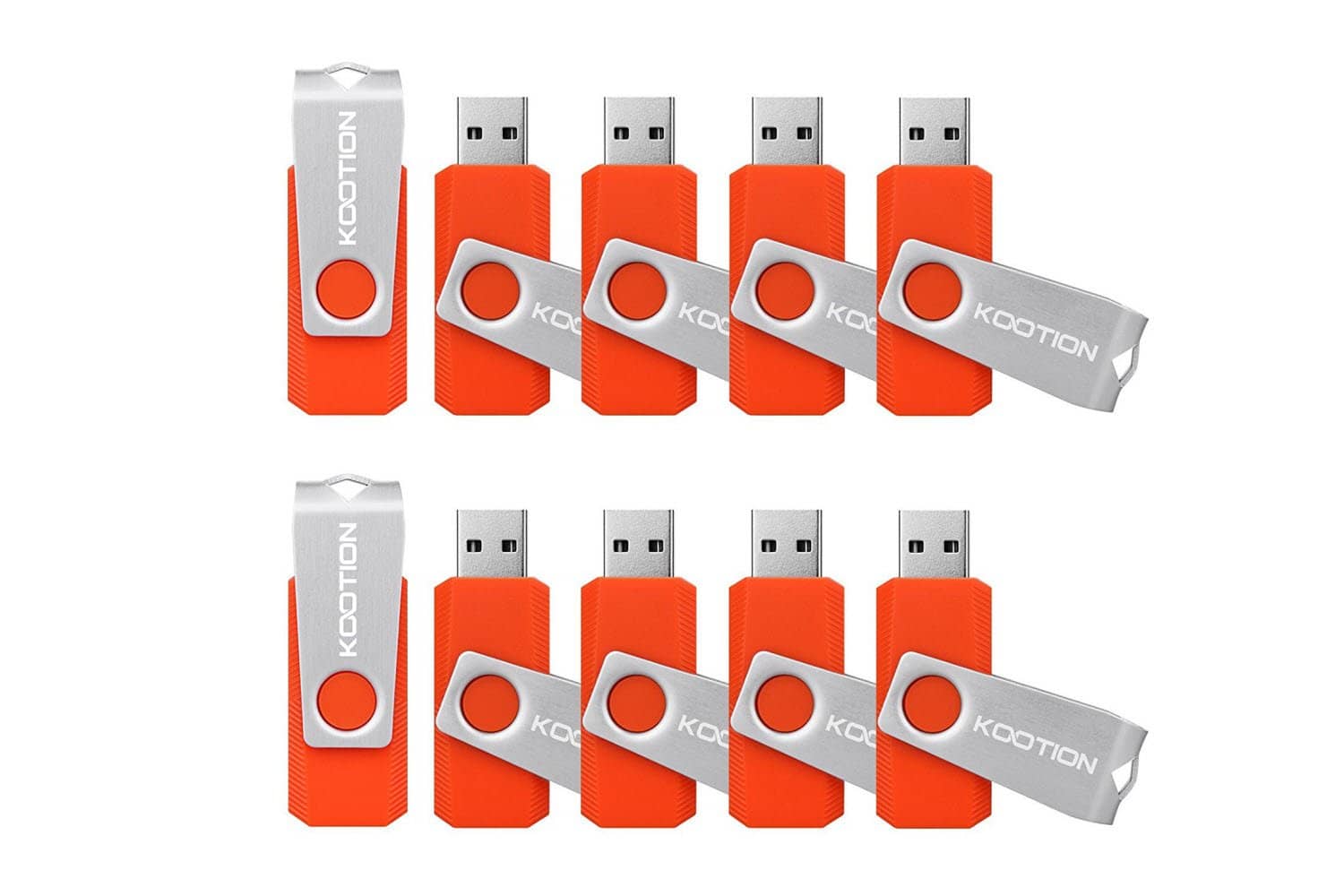 KOOTION 16PCS 4GB USB Flash Drive - Orange