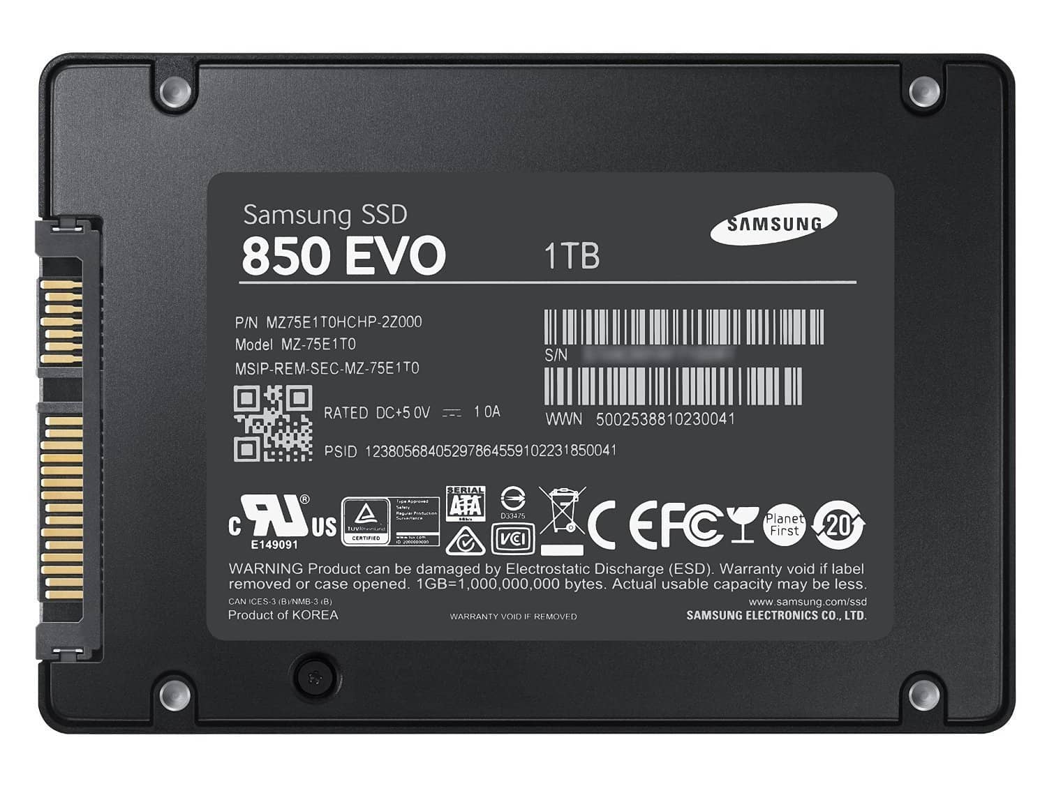 Samsung 850 EVO 1TB 2.5 SATA III Internal SSD – The Pc Connect