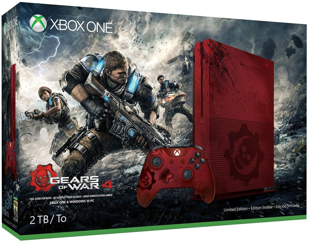 Xbox One S 2TB Console - Gears of War 4 Limited Edition Bundle - Preorder